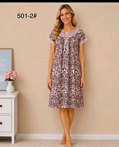 Ночнушка Romeo Life 501-2 brown - делук
