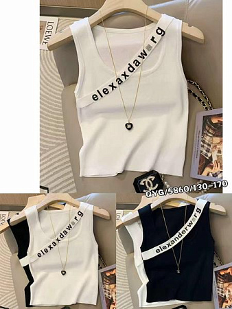 Майка Delfinka 5860 white - делук