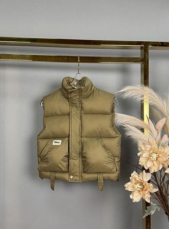 Жилетка Delfinka 8162 khaki - делук