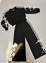 Костюм Спорт Delfinka 660 black - делук