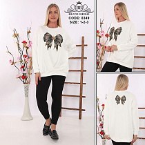 Свитер Julia 8349 white - делук
