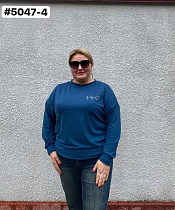 Свитер Bat 5047-4 blue - делук