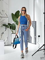 Топ Loren 977-1 blue - делук