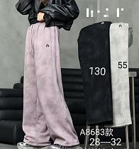 Штаны Спорт Farbique A8683 black - делук