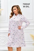 Ночнушка Romeo Life 70004 beige - делук