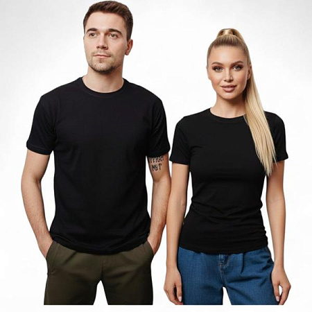 Футболка Sport Style 89 black (4ж+4м) - делук