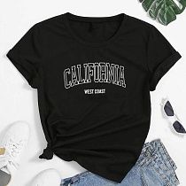 Футболка Alia Kalifornia black - делук