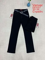 Джинсы Vanver D82057 black - делук