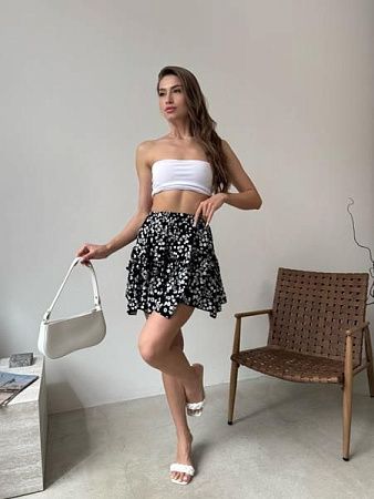 Юбка Arina 1603 black - делук