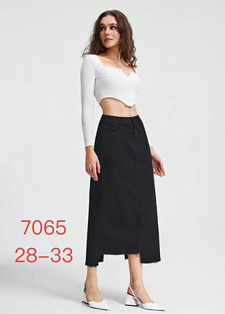Юбка Newjeans 7065 black - делук