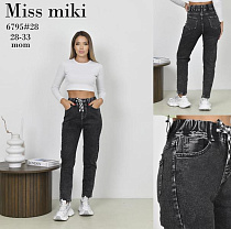 Джинсы Immei 6795 black - делук