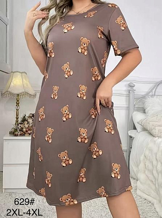 Ночнушка Brilliant 629 brown - делук
