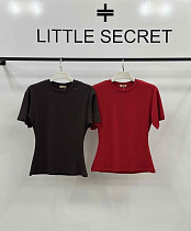 Футболка Little Secret K036 brown - делук