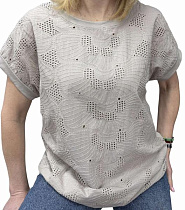 Футболка Elena&Vika 26005 grey - делук