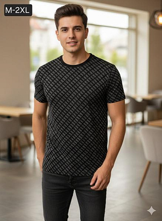 Футболка Moranny MR830 black - делук