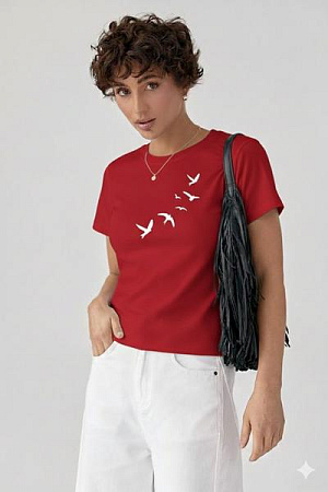 Футболка Iraopt IR141 red - делук