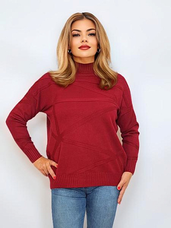 Свитер Romeo Life RL1062 wine - делук