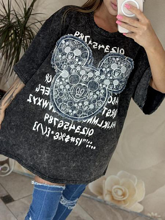 Футболка Trend 11327 black - делук