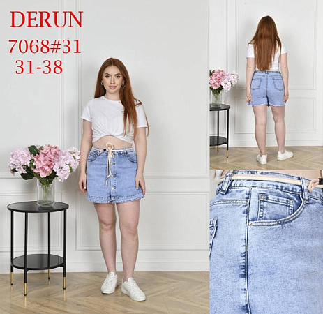 Юбка-Шорты Maxim Jeans 7068 blue - делук