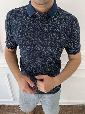 Футболка Nik 56013 navy - делук