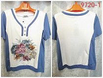 Футболка Lida 9720-1 white - делук