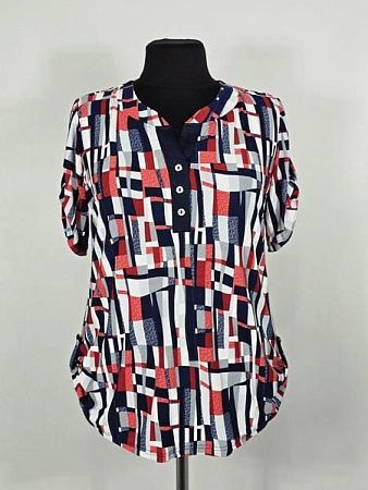 Блузка Bugrova B53 red - делук