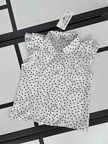 Блузка Kosmy 608-1 white-black - делук