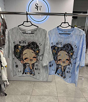 Футболка Saint Wish 82297 mix - делук