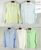 Рубашка Base A3013 l.green - делук