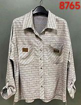 Рубашка Lida 8765 beige - делук