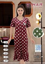 Халат Sss Annet DO-D10587 wine - делук