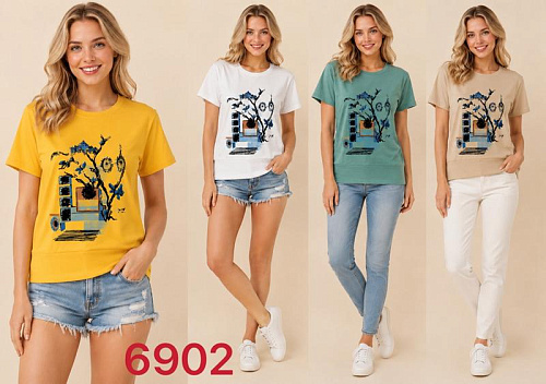 Футболка Gertie 6902 yellow - делук