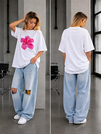 Футболка Karolina KR669 white - делук