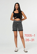 Шорты Newjeans 7005-1 grey - делук