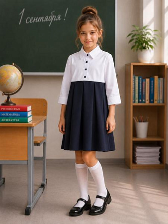 Платье Marimaks 101 white-black - делук
