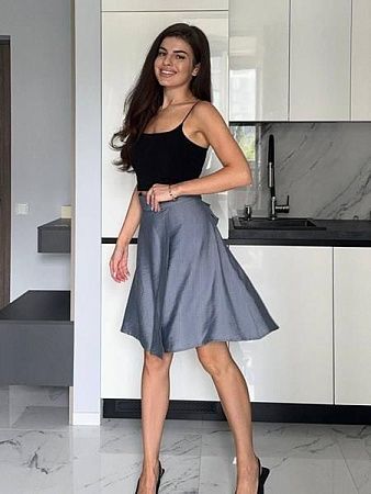 Юбка Arina 3077 grey - делук