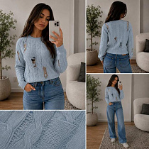 Свитер Arina 123 l.blue - делук