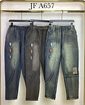 Джинсы Immei JFA657 l.blue - делук