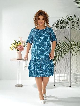 Платье Arina 2423 blue - делук