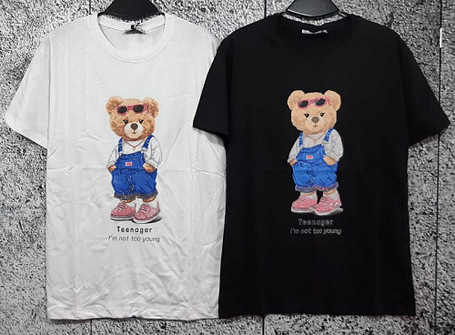 Футболка Lora LR1090 black - делук