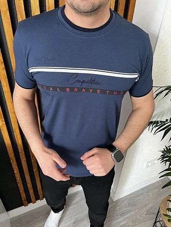 Футболка Nik 56342 navy - делук