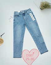 Джинсы Newjeans D587 l.blue - делук
