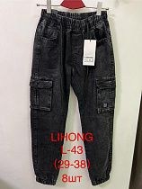 Джинсы Lihong L43 black - делук