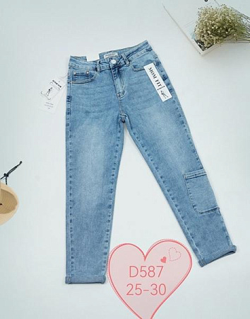 Джинсы Newjeans D587 l.blue - делук
