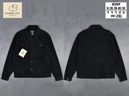 Куртка Baron Jeans 850 black - делук