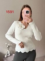 Свитер Fsn 1591 white - делук