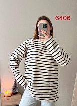 Свитер Fsn 6406 beige-navy - делук