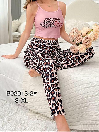 Пижама Brilliant B02013-2 pink - делук