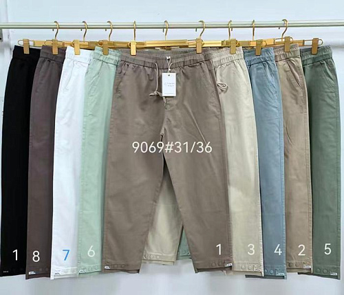 Штаны Immei 9069-1 brown - делук