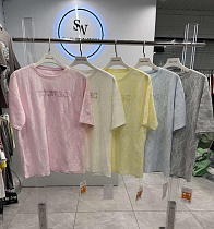 Футболка Saint Wish 3043 mix - делук